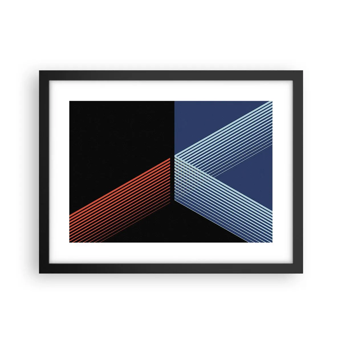 Affisch i svart ram - Enkel historia - 40x30 cm