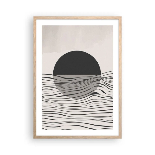 Affisch i ram av ljusek - Halvdan komposition - 50x70 cm