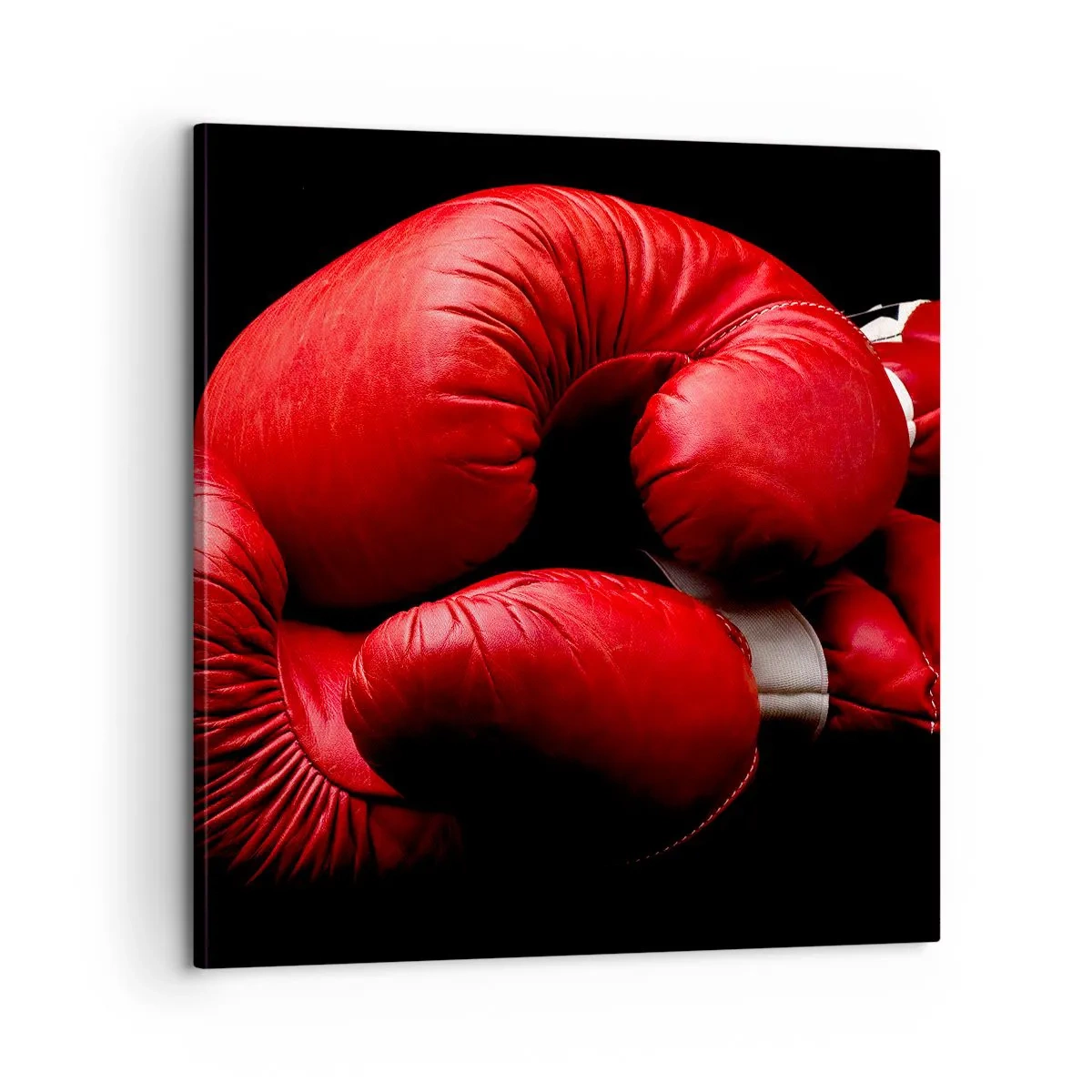 Canvastavla - Bild på duk - Kampens emotioner bakom oss - 60x60 cm