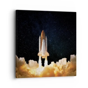 Canvastavla - Bild på duk - Ad astra! - 40x40 cm