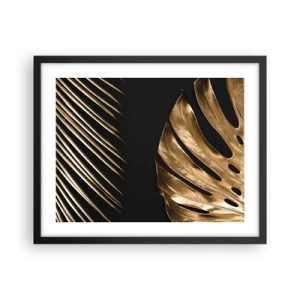 Affisch i svart ram - Olika men lika dyra - 50x40 cm