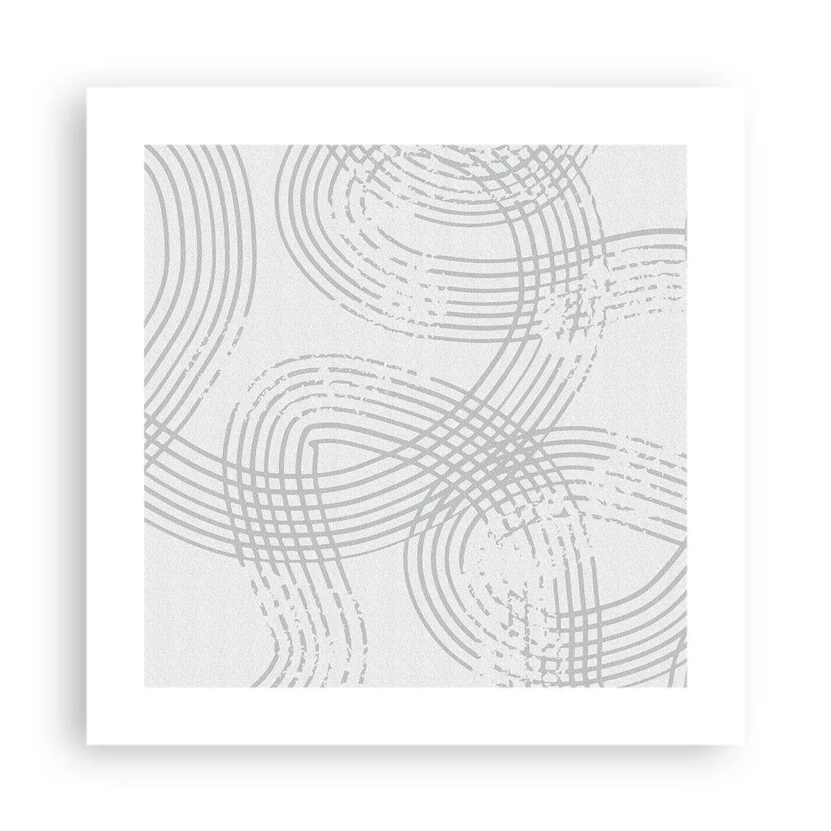 Affisch - Det finns ingen rak väg - 40x40 cm