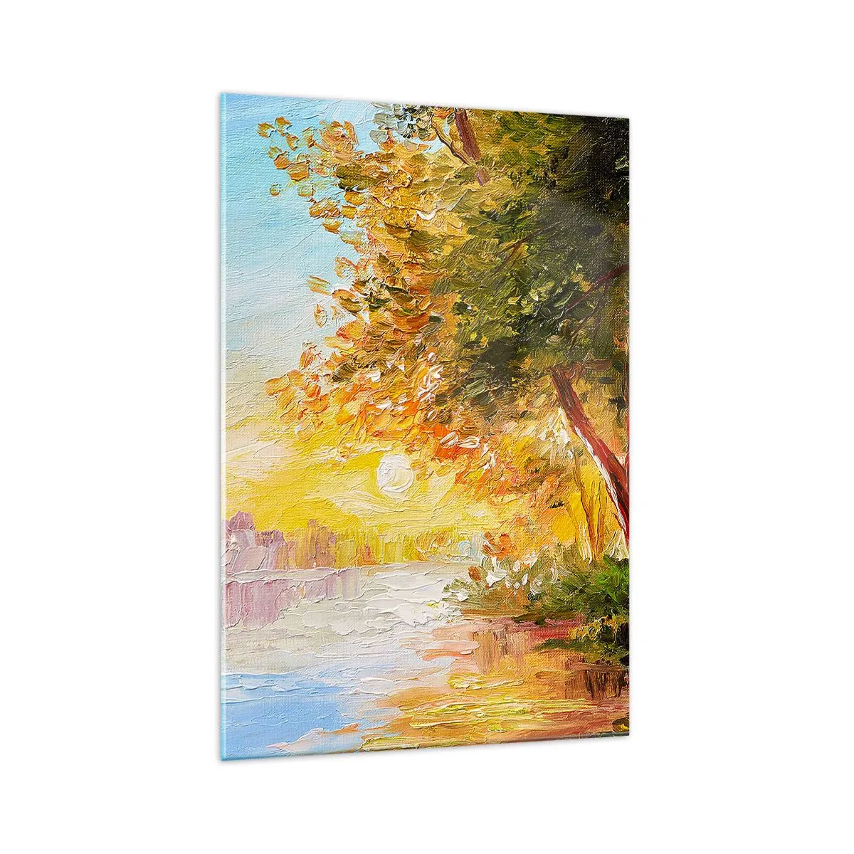 Glastavla - Bild på glas - Et in Arcadia ego - 70x100 cm