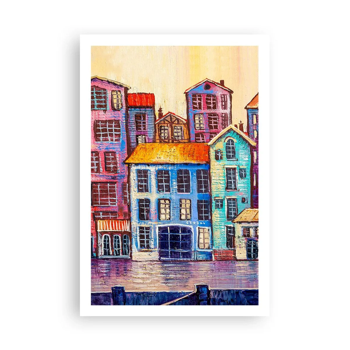 Affisch - En sagostad  - 61x91 cm