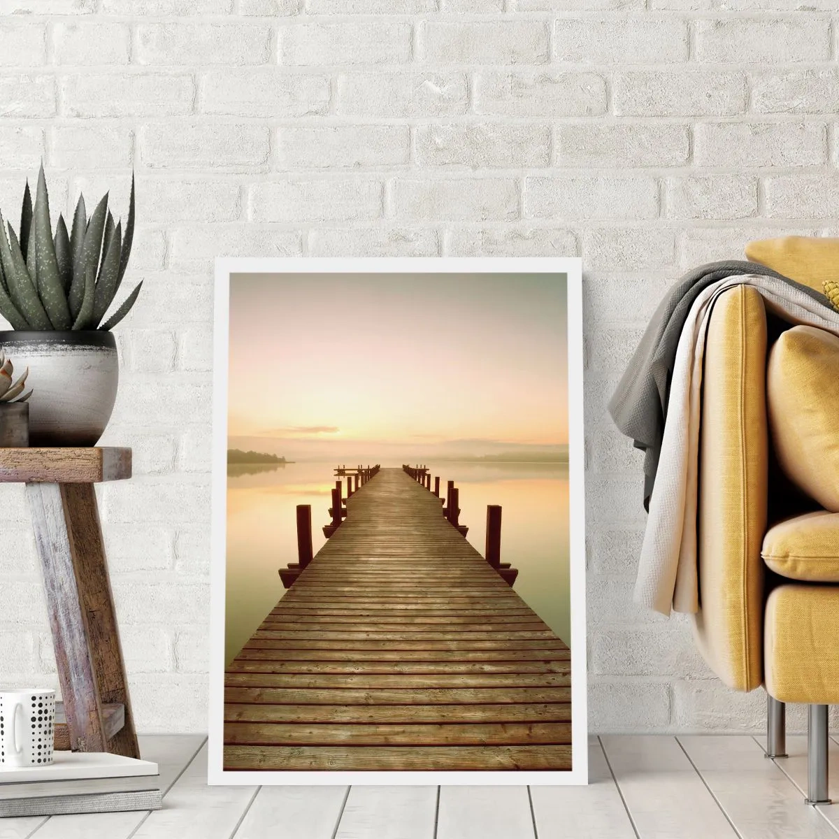 Affisch - Förgryning, gryning, ljus - 70x100 cm