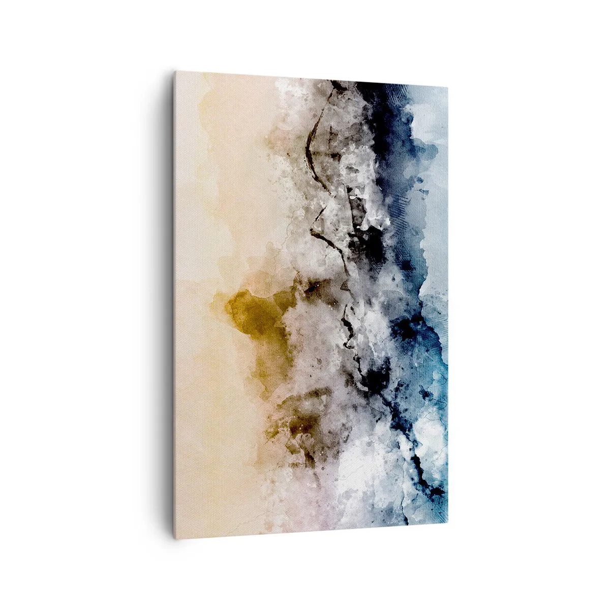 Canvastavla - Bild på duk - Dränkta i dimman - 80x120 cm