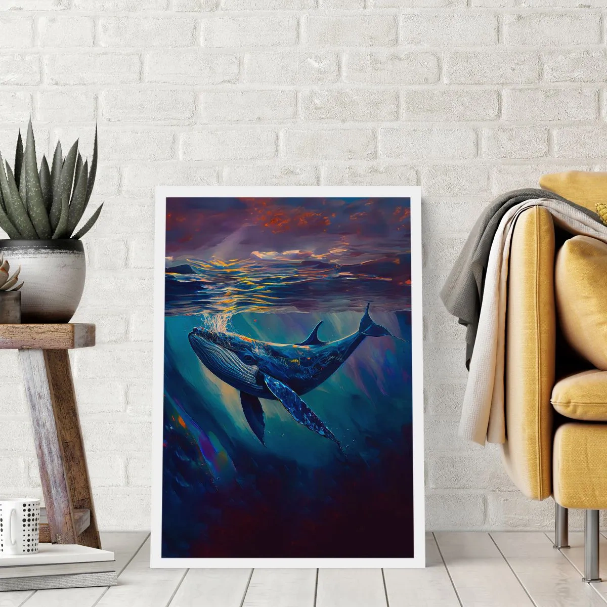 Affisch - Välkommen till min värld - 30x40 cm