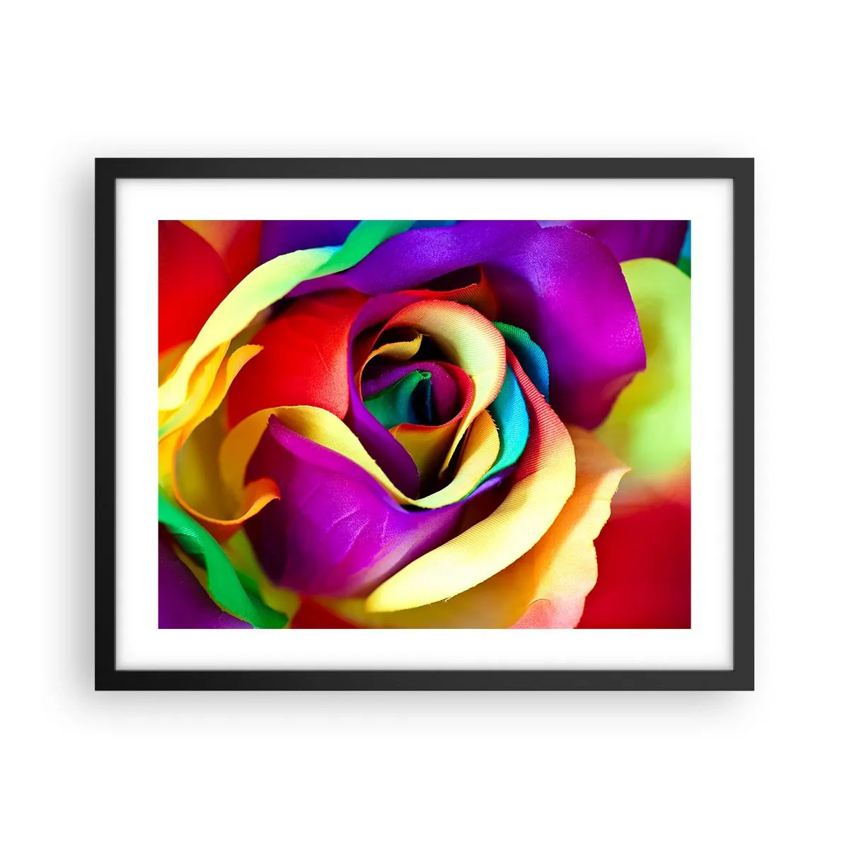 Affisch i svart ram - Det är omöjligt - 50x40 cm