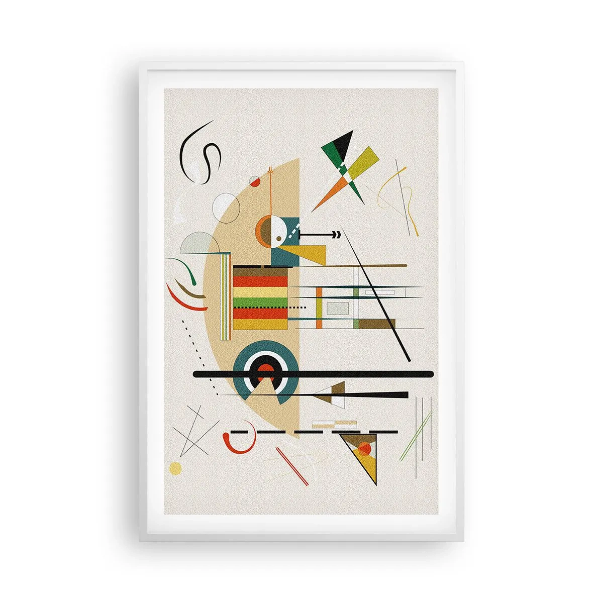 Affisch i vit ram - Så världen skrattar - 61x91 cm