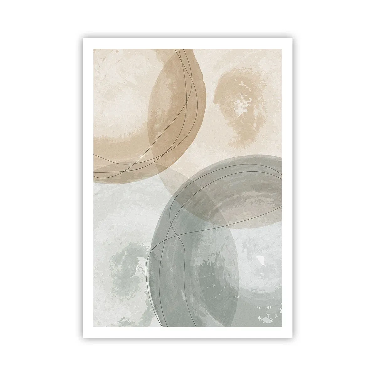 Affisch - Världars samspel - 70x100 cm