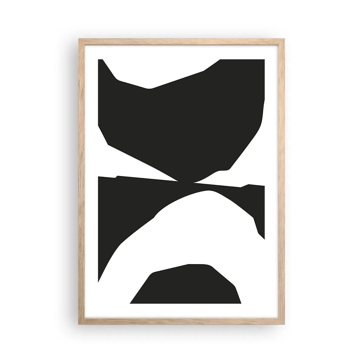 Affisch i ram av ljusek - Positiv-negativ - 50x70 cm