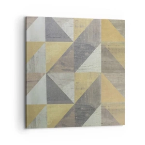 Canvastavla - Bild på duk - Under triangelns vinkel - 60x60 cm