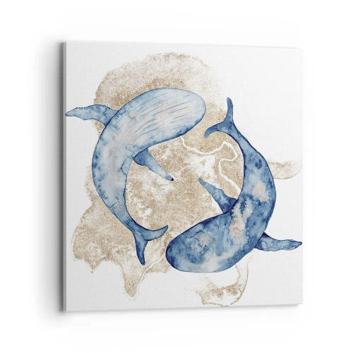 Canvastavla - Bild på duk - Vänskap eller kärlek? - 70x70 cm
