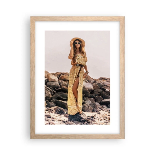 Affisch i ram av ljusek - Stenarnas magi - 30x40 cm