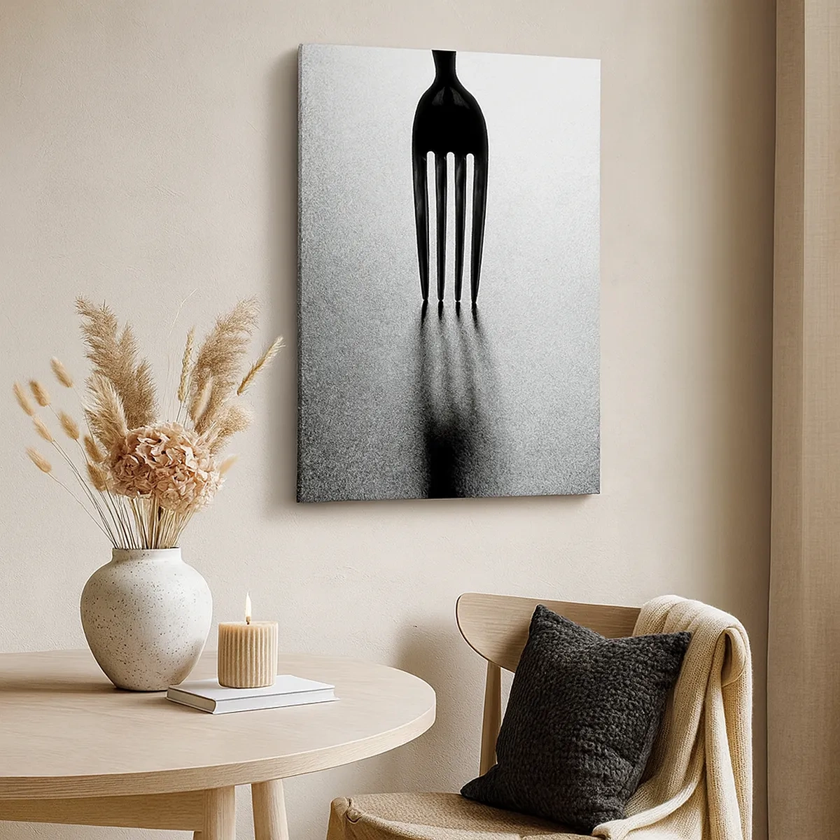 Canvastavla - Bild på duk - Ljus och skugga - 50x70 cm