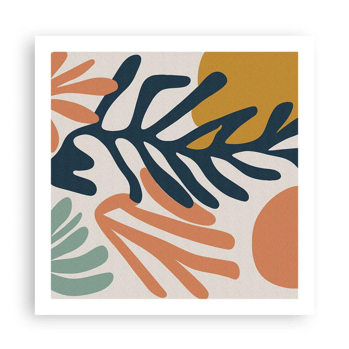 Affisch - Korallhav - 60x60 cm