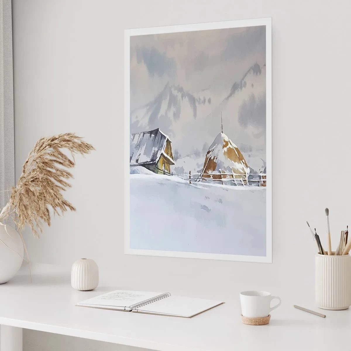 Affisch - I snödalen - 30x40 cm