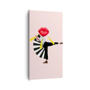 Canvastavla - Bild på duk - Surrealistisk pop-art - 65x120 cm