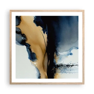 Affisch i ram av ljusek - Bakom ridån - 60x60 cm