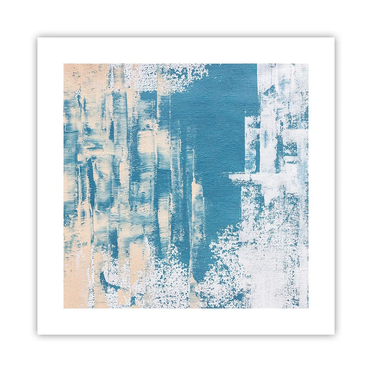 Affisch - Genom istapp - 40x40 cm