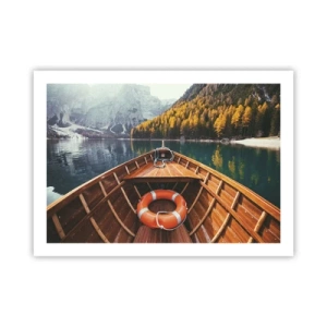 Affisch - Utflykt i fjällen - 70x50 cm