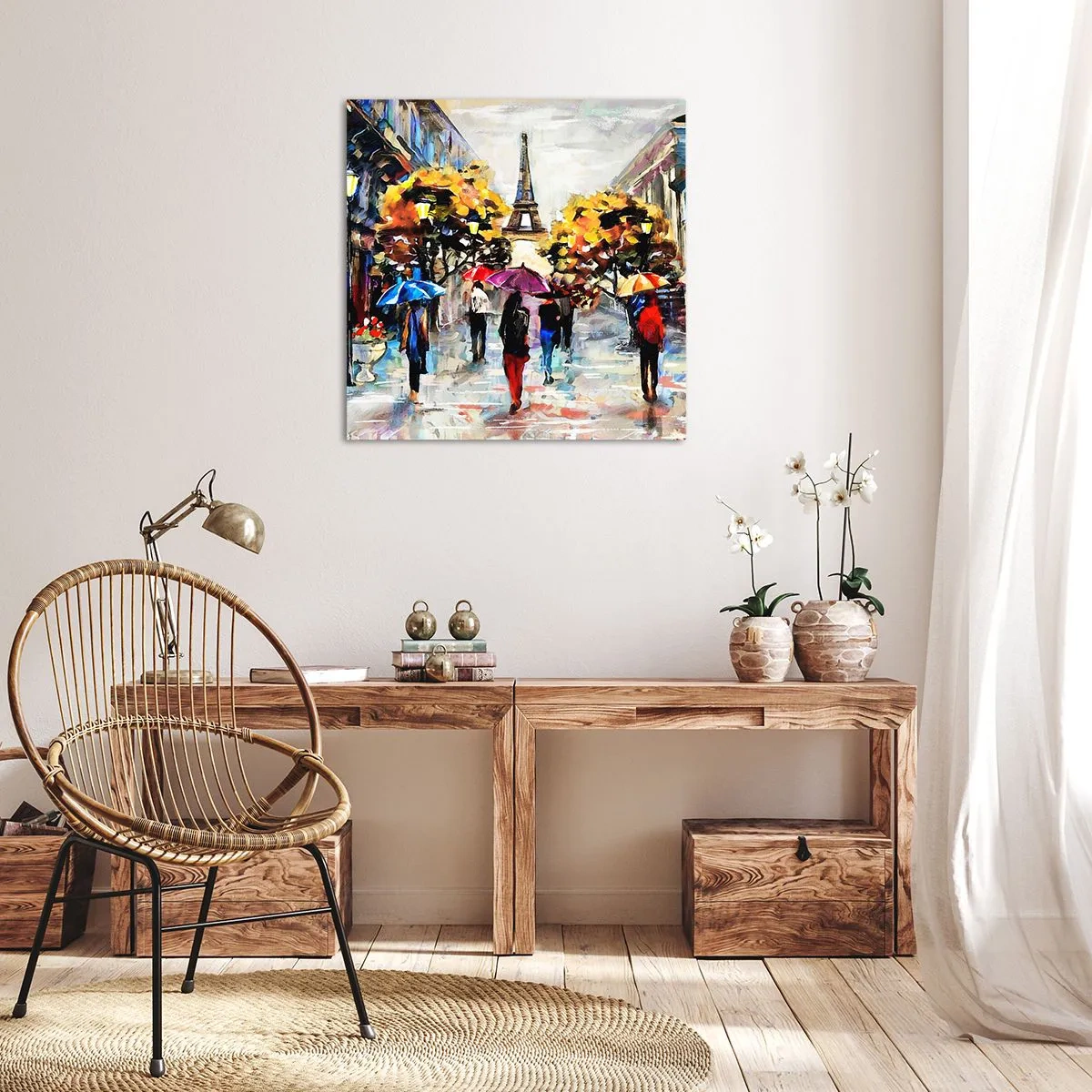 Canvastavla - Bild på duk - Särskilt vacker på hösten - 30x30 cm