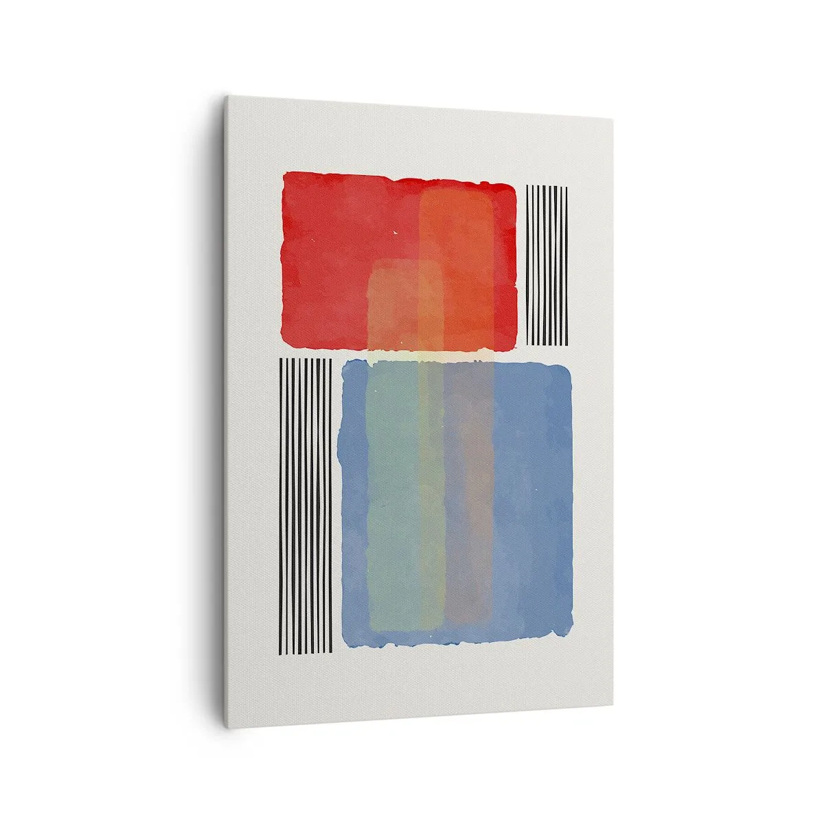 Canvastavla - Bild på duk - Geometrins anda - 70x100 cm