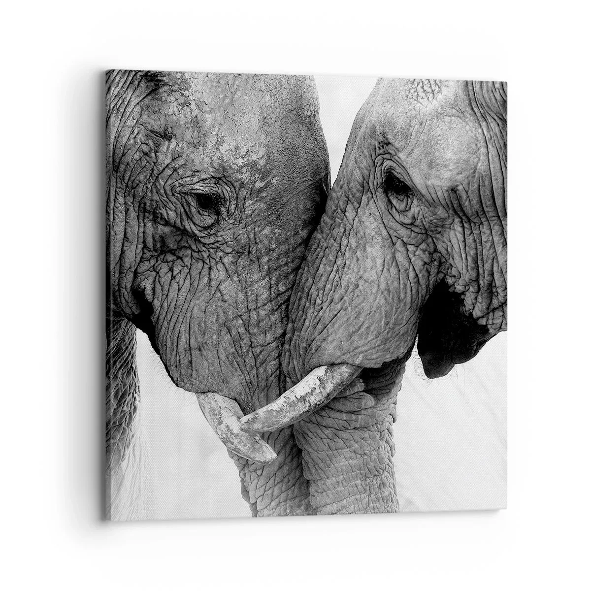 Canvastavla - Bild på duk - Hjärtlig bekännelse - 70x70 cm