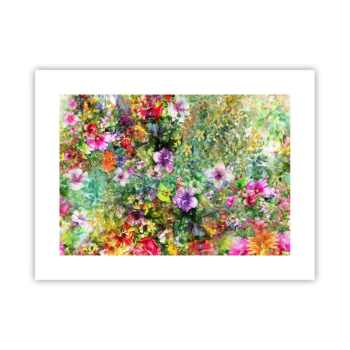 Affisch - Ta en dopp i blommorna - 40x30 cm