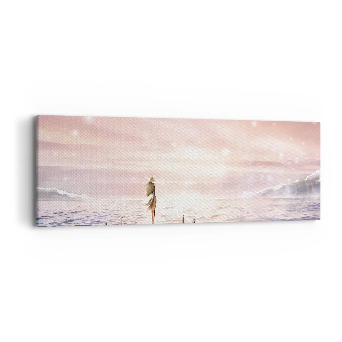 Canvastavla - Bild på duk - I drömmens ljus - 90x30 cm
