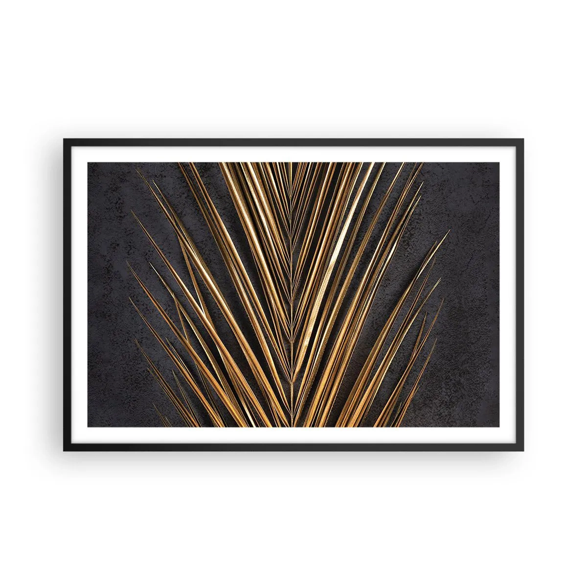 Affisch i svart ram - Tropikens guld - 91x61 cm