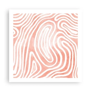 Affisch - I en labyrint av koraller - 60x60 cm
