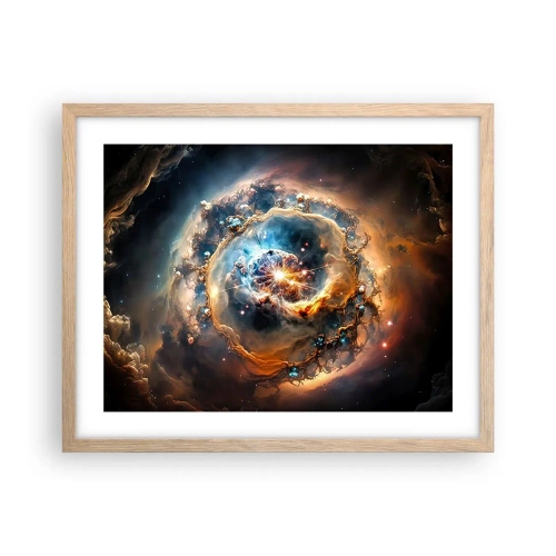 Affisch i ram av ljusek - Början - 50x40 cm