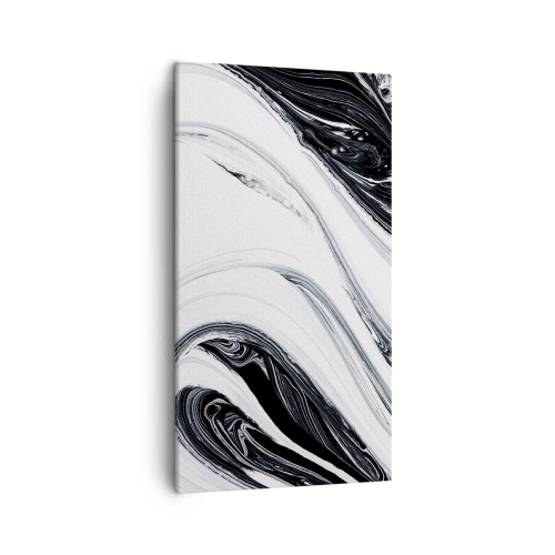 Canvastavla - Bild på duk - Motsatskombination - 45x80 cm