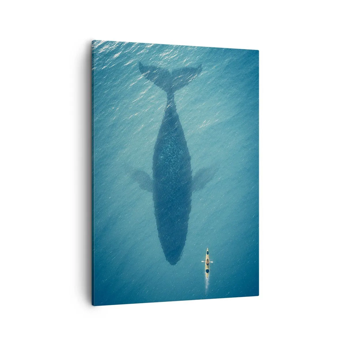 Canvastavla - Bild på duk - Möte på havet - 50x70 cm