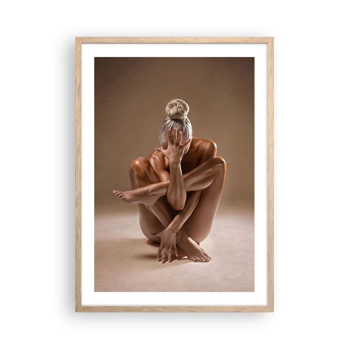 Affisch i ram av ljusek - Kroppens och själens enighet - 50x70 cm