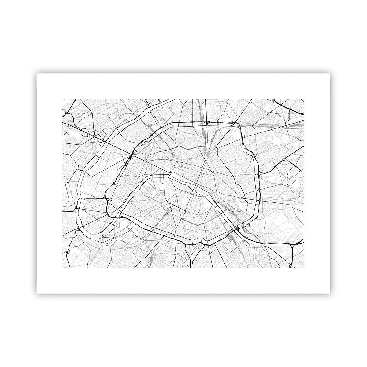 Affisch - Paris blomma - 40x30 cm