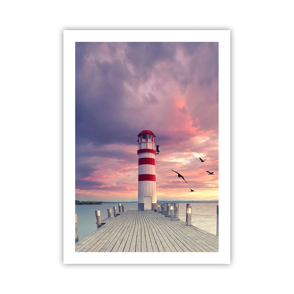 Affisch - Dags att bege sig till hamnen - 50x70 cm