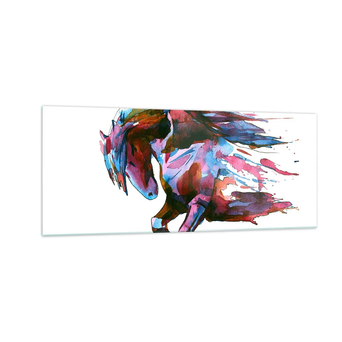 Glastavla - Bild på glas - I extas - 100x40 cm