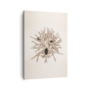 Canvastavla - Bild på duk - Blommar i dansen - 50x70 cm