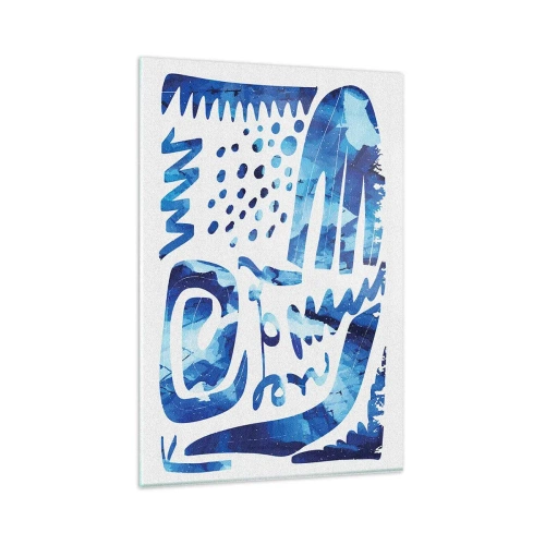 Glastavla - Bild på glas - Tillbaka till rötterna - 80x120 cm