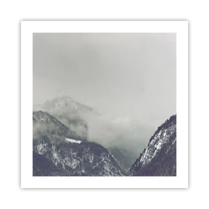 Affisch - Dimmig dal - 50x50 cm