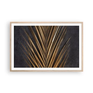 Affisch i ram av ljusek - Tropikens guld - 91x61 cm