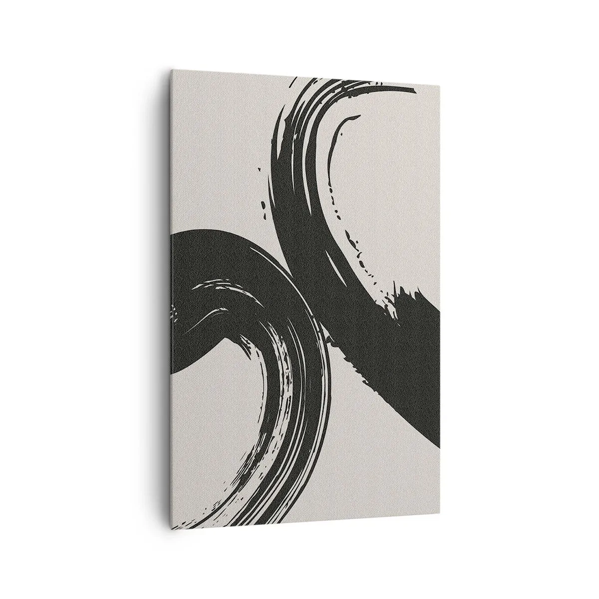 Canvastavla - Bild på duk - Svepande och cirkulärt - 80x120 cm