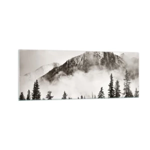 Glastavla - Bild på glas - Granithärskare - 140x50 cm