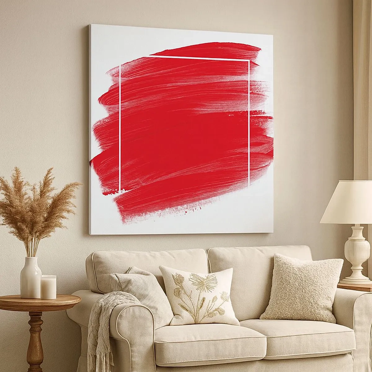 Canvastavla - Bild på duk - Utanför ramen - 30x30 cm