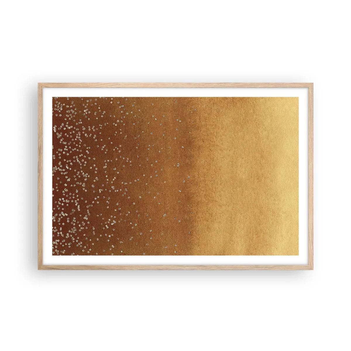 Affisch i ram av ljusek - Ljusets födsel - 91x61 cm