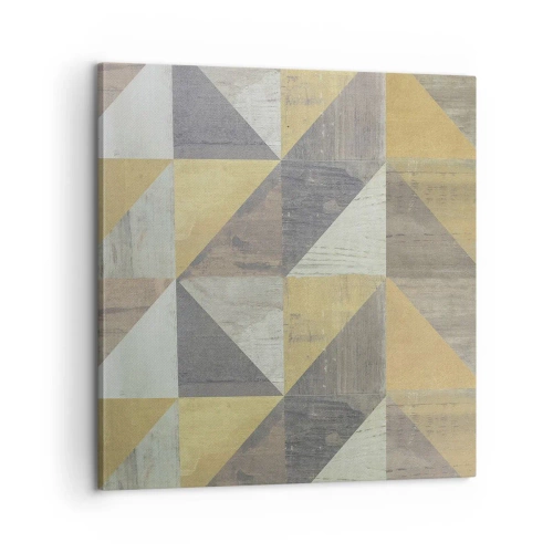 Canvastavla - Bild på duk - Under triangelns vinkel - 60x60 cm