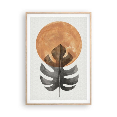 Affisch i ram av ljusek - Alltid solen - 70x100 cm