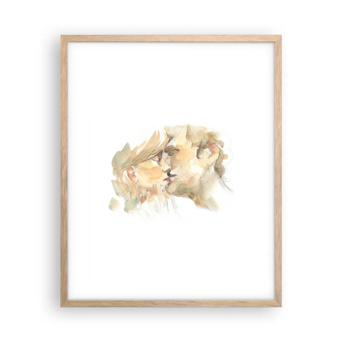 Affisch i ram av ljusek - Upphittad hälft? - 40x50 cm